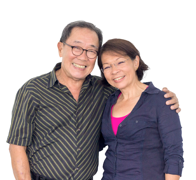 Patrick and Min, parents of Laura and Adam who are students of Sri Emas International School.